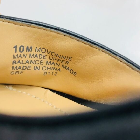 Mootsies Tootsies Strappy  Leather D,orsay Chunky Heels Black 1 EUC - Picture 6 of 9